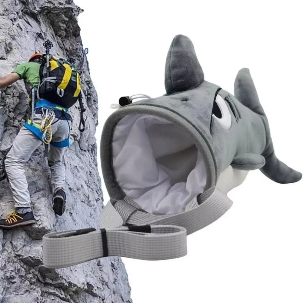 Outdoor Sport Climbing Gear - Tas Bedak Magnesit Bentuk Sloth/Hiu Lucu,
