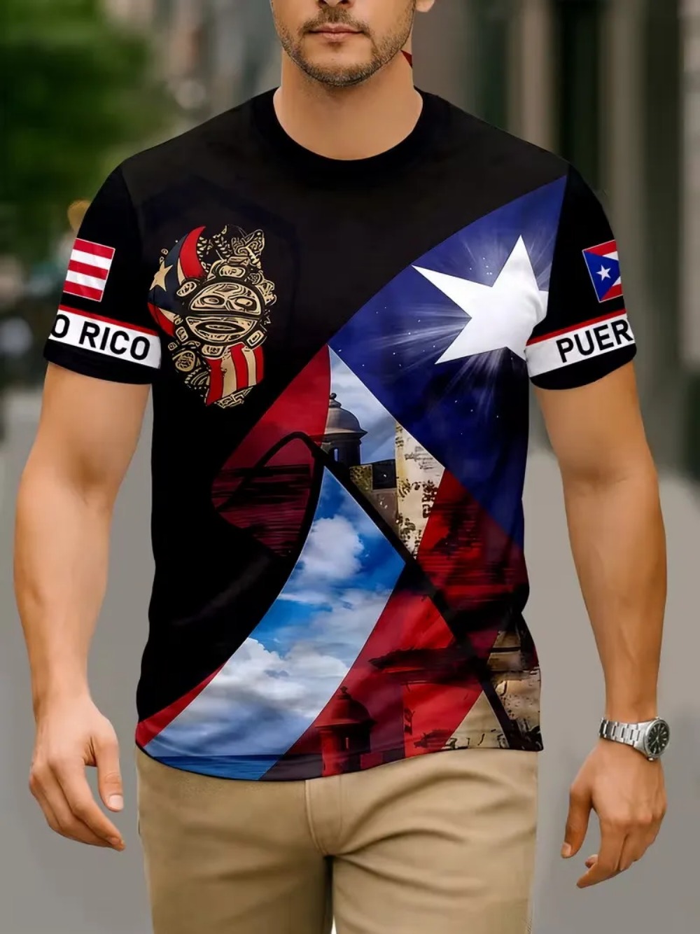Outdoor Sport Club - Kaos Pria Breatha Cepat Kering Motif