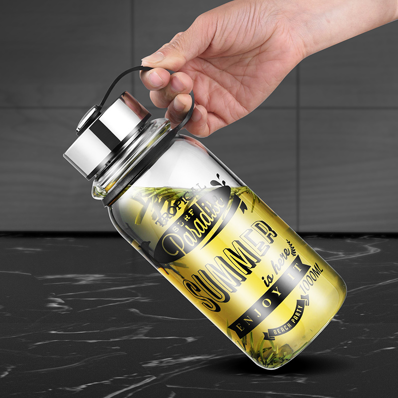 GIANXI botol air kaca kapasita - Outdoor Sport Glass Water Bottle ulasan dan harga