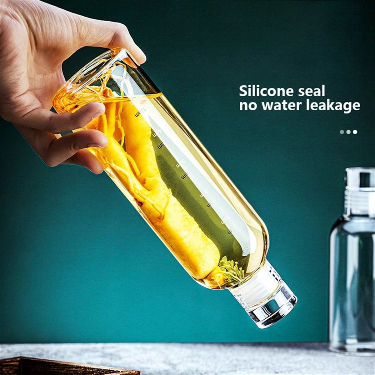 Botol Air Olahraga Kaca 1000ml - Outdoor Sport Glass Water Bottle ulasan dan harga