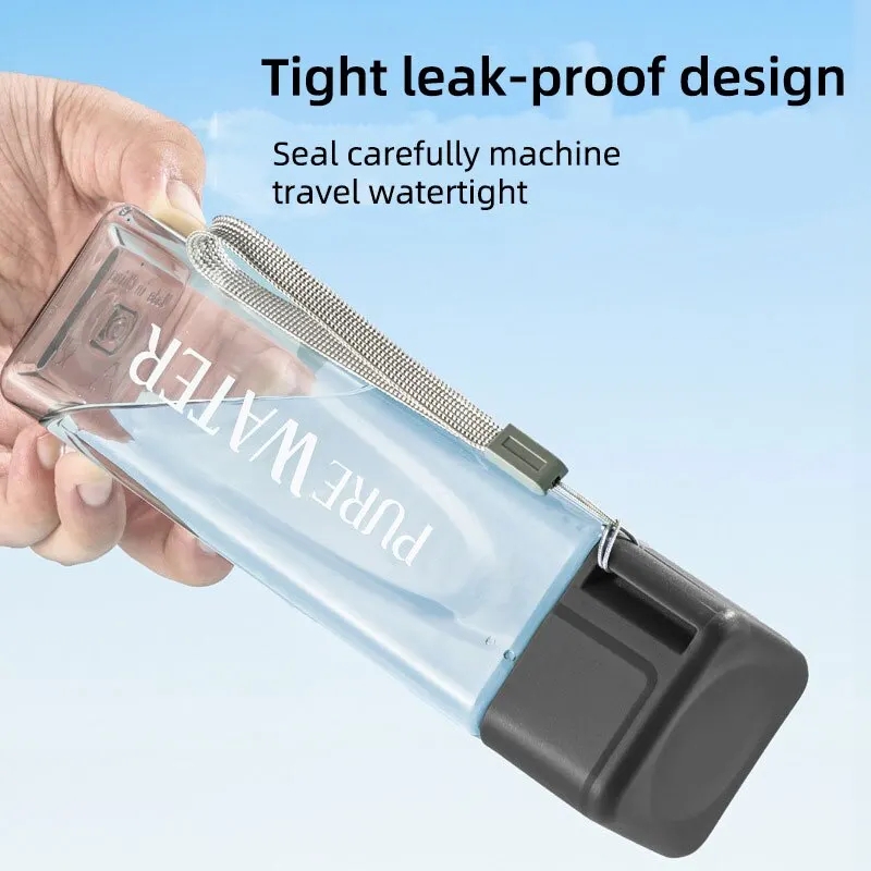 450ml, 1 Buah Gelas Minum Pers - Outdoor Sport Glass Water Bottle ulasan dan harga