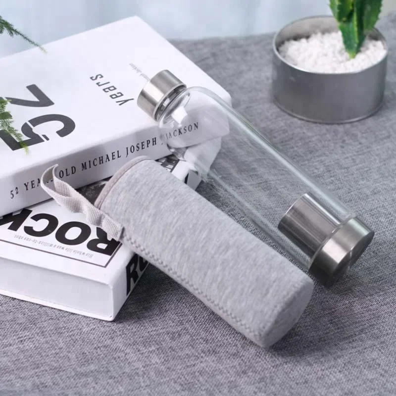 Botol Air Olahraga Kaca dengan - Outdoor Sport Glass Water Bottle ulasan dan harga