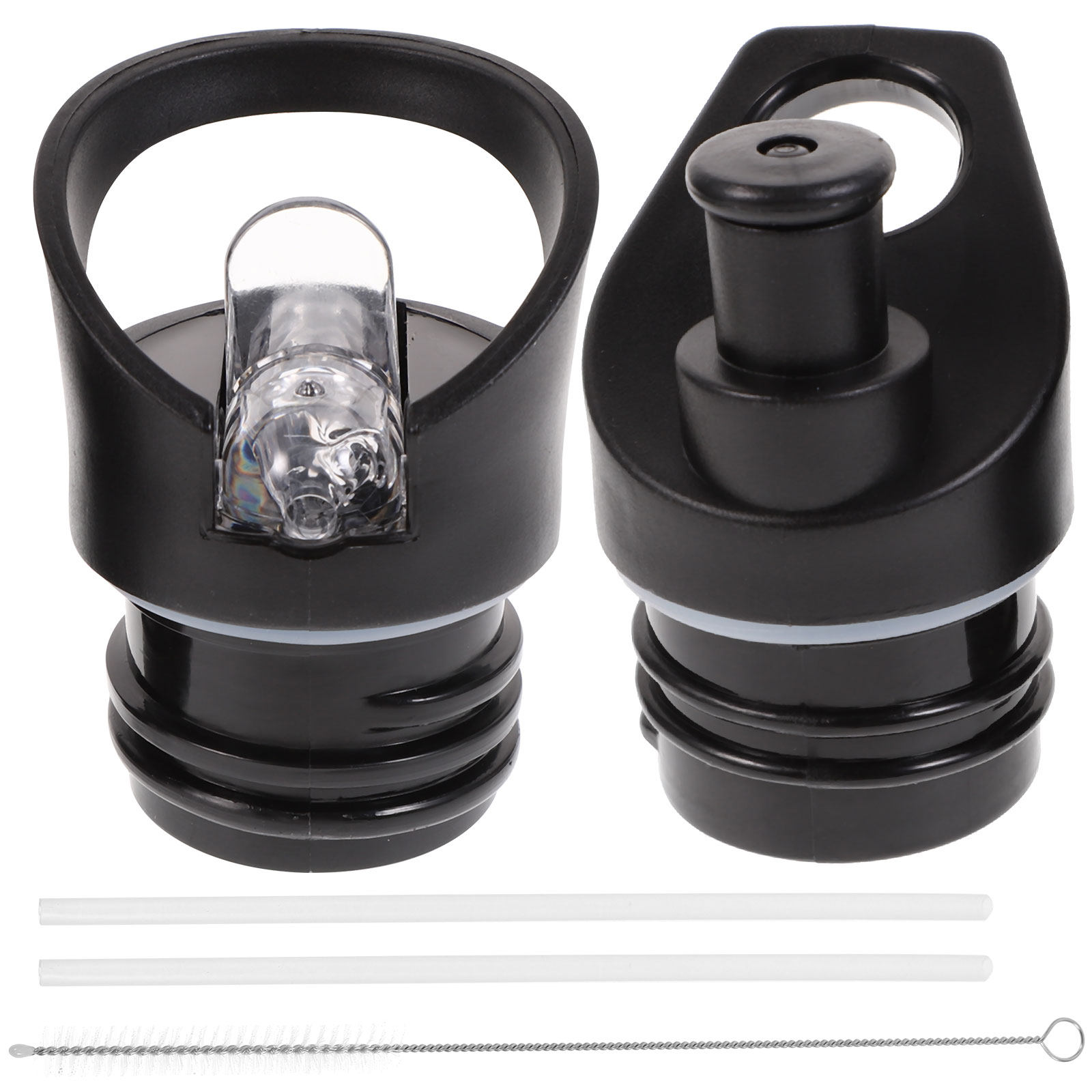 2 buah penutup nosel penyedot, - Outdoor Sport Glass Water Bottle ulasan dan harga