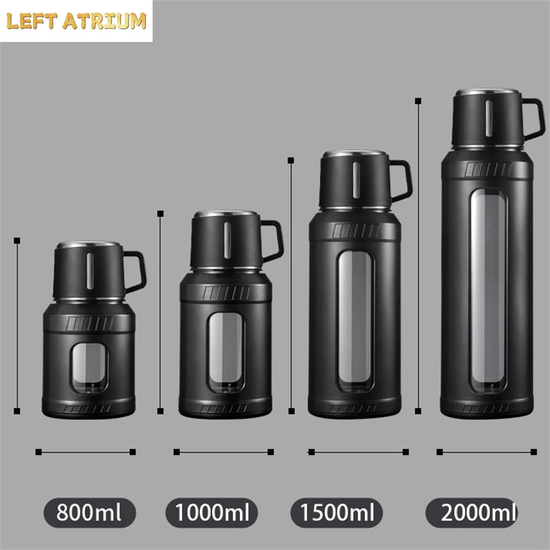 Botol Air Kaca Kapasitas Besar - Outdoor Sport Glass Water Bottle ulasan dan harga