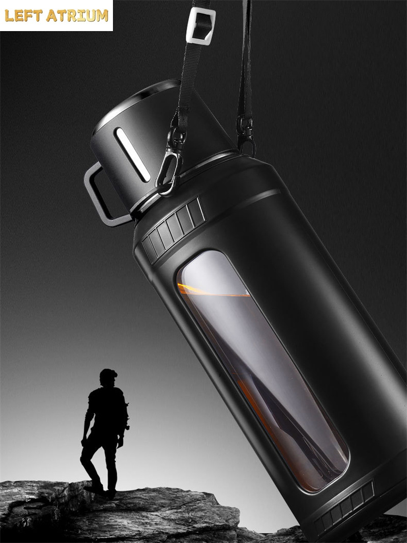 Botol Air Kaca Kapasitas Besar - Outdoor Sport Glass Water Bottle ulasan dan harga